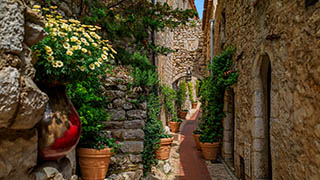 Eze stone pathway Fountain at Versailles