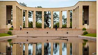 Statue at the American Memorial in Normandy